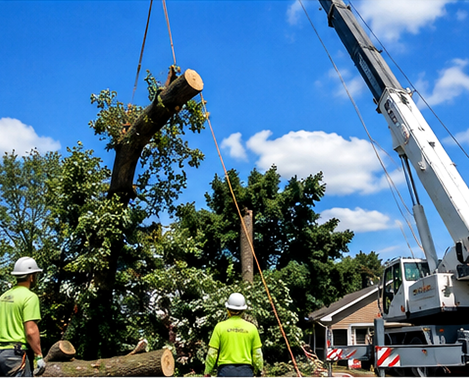 Hazardous storm damaged emergency tree service in Chatsworth GA
