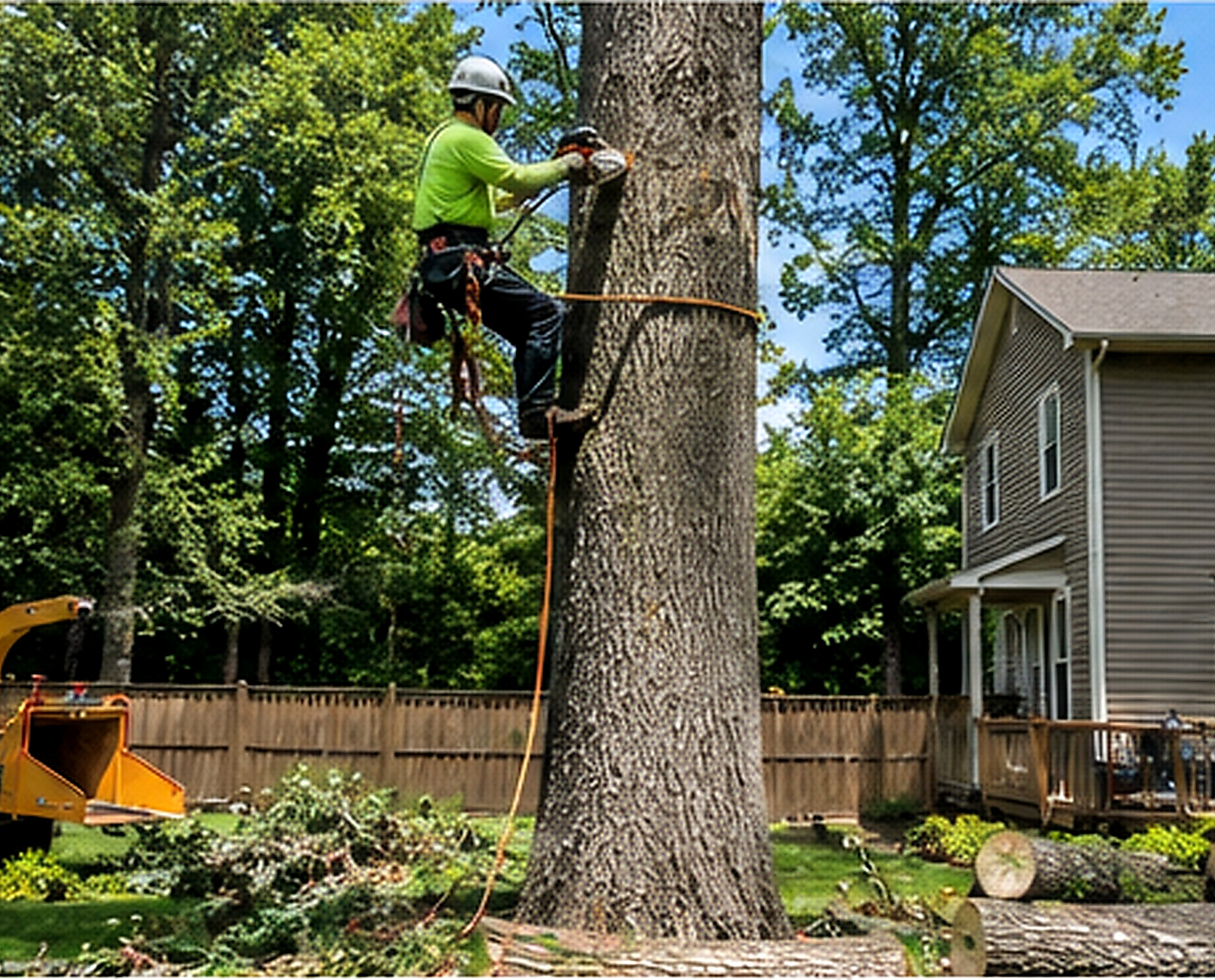 Residential emergency tree service in Chatsworth Georgia