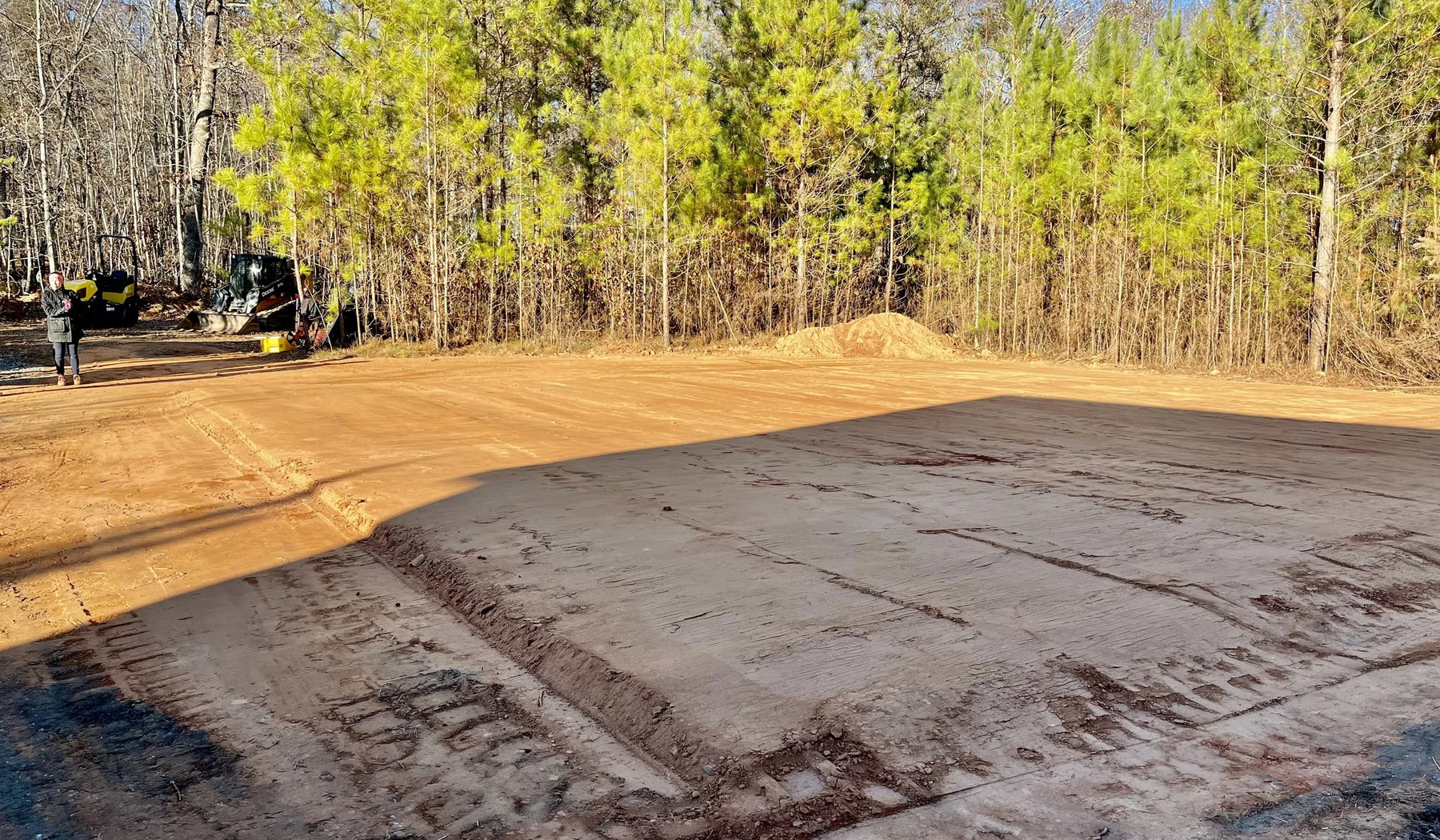 Cleared and prepared residential lot in Chatsworth Georgia