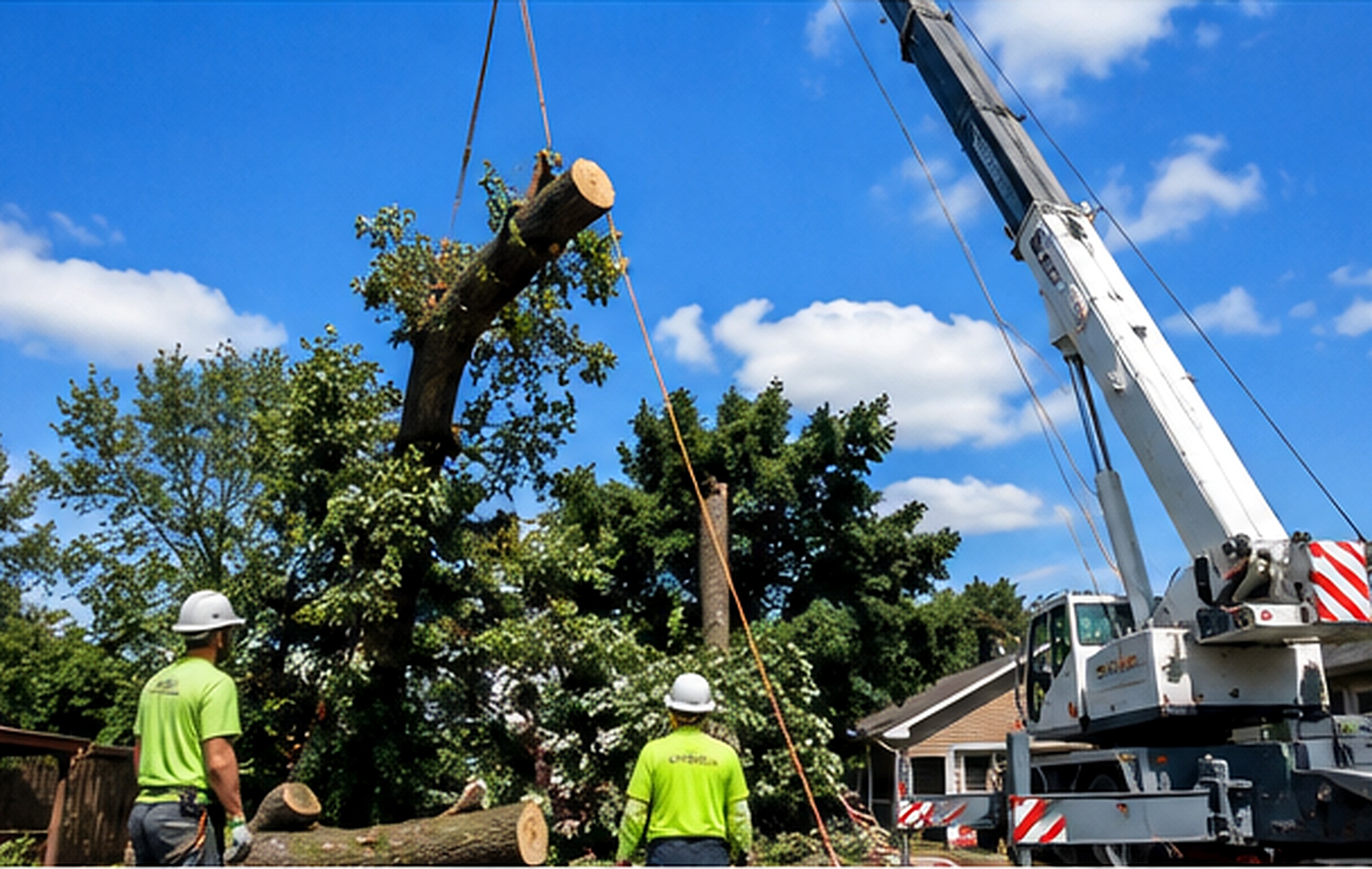 Hazardous storm damaged tree removal in Chatsworth GA
